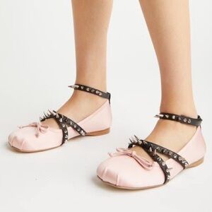 NWOT Jeffrey Campbell Choreo Ankle Strap Ballet Flat